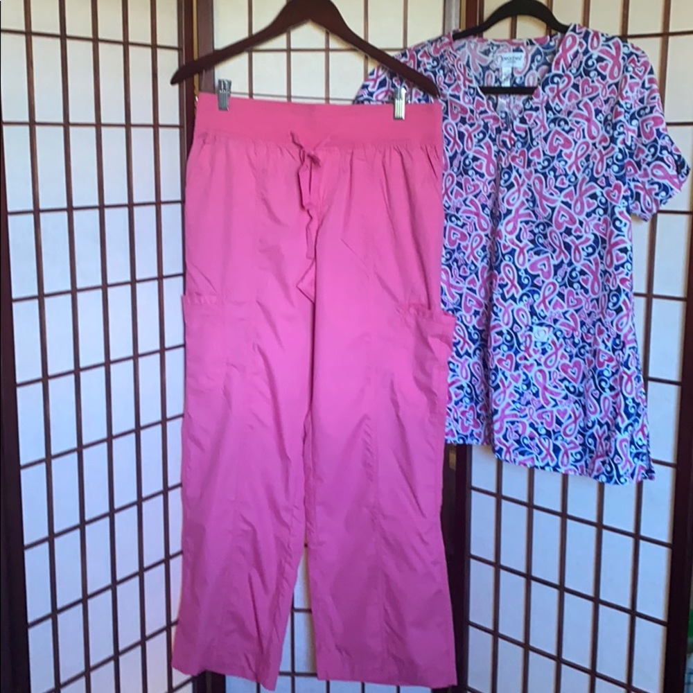 “Peaches” scrubs “cancer awareness”